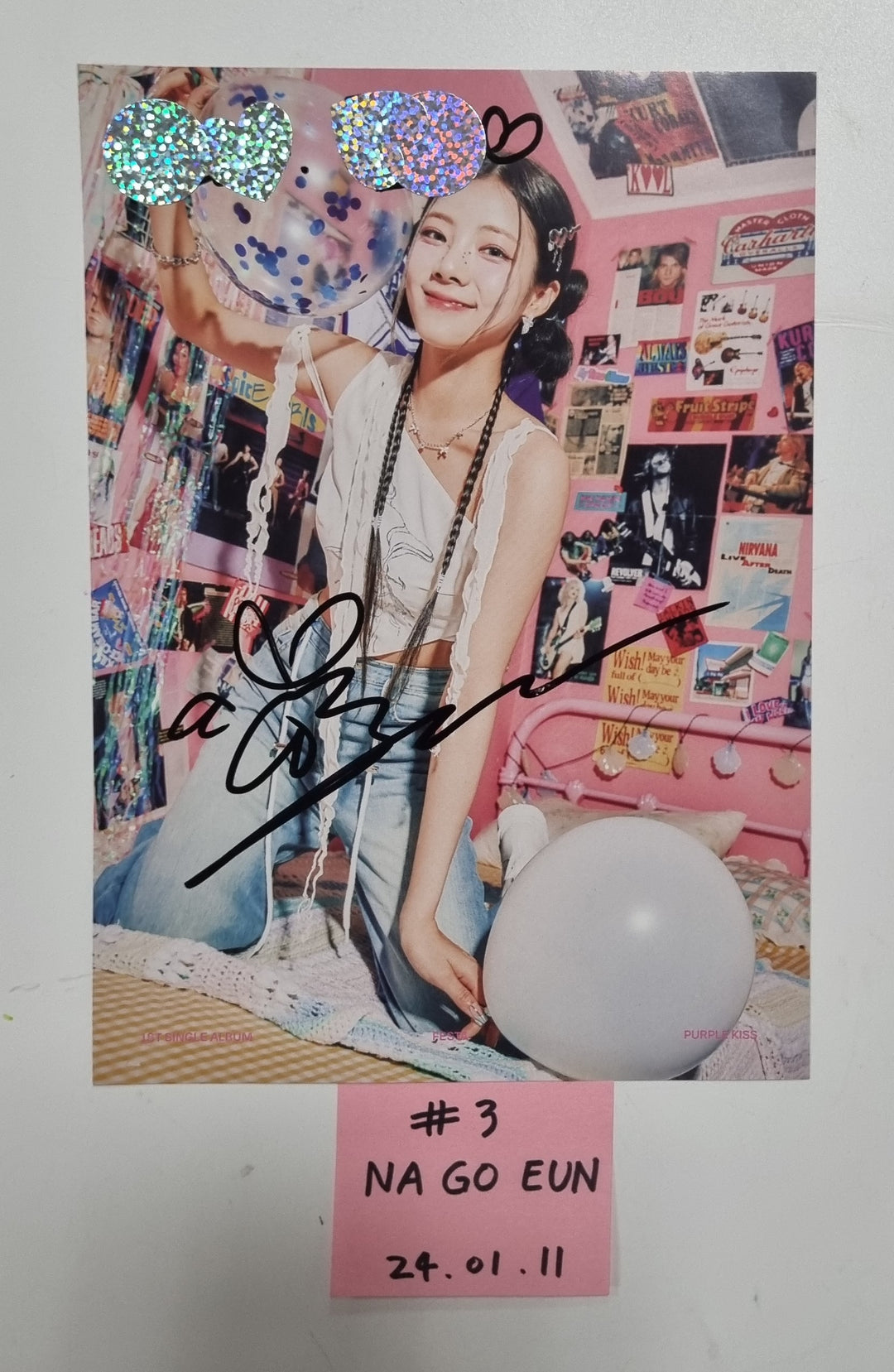 PURPLE KISS "FESTA" - A Cut Page From Fansign Event Album [24.1.11] - HALLYUSUPERSTORE