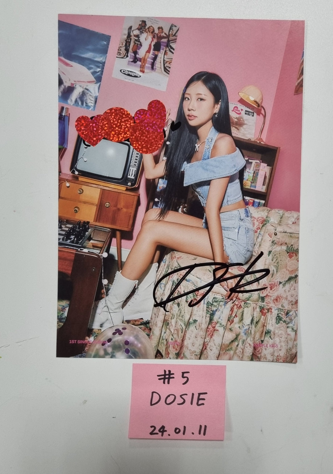 PURPLE KISS "FESTA" - A Cut Page From Fansign Event Album [24.1.11] - HALLYUSUPERSTORE