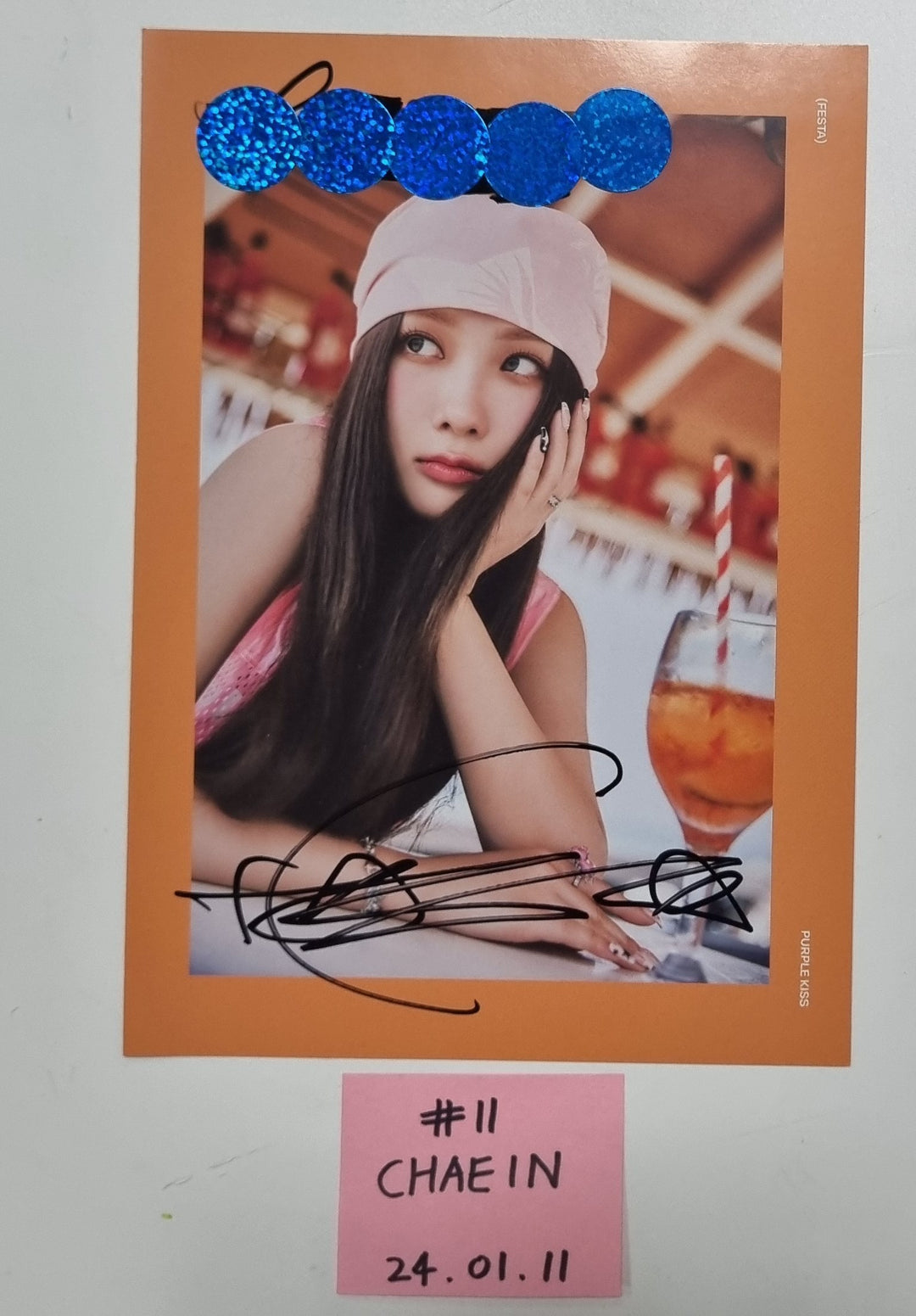 PURPLE KISS "FESTA" - A Cut Page From Fansign Event Album [24.1.11] - HALLYUSUPERSTORE