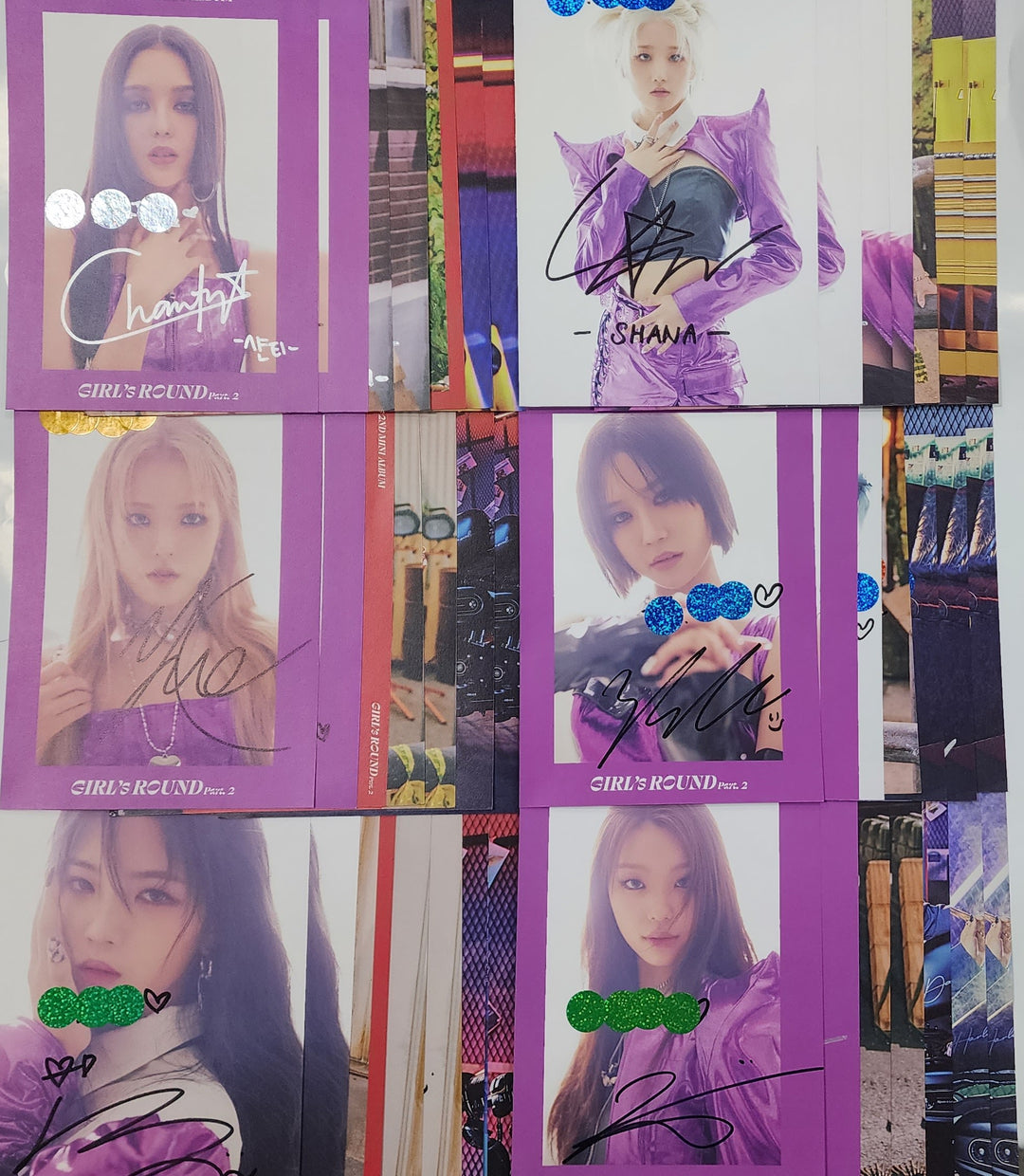 Lapillus "GIRL's ROUND Part. 2" - A Cut Page From Fansign Event Album [24.1.11] - HALLYUSUPERSTORE