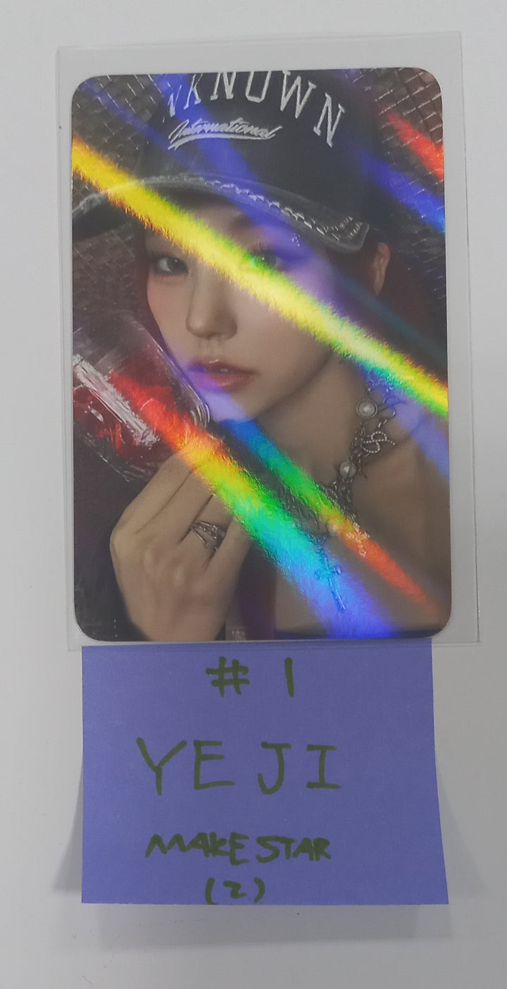 ITZY "BORN TO BE" - Makestar Pre-Order Benefit Hologram Photocard [24.1.12] - HALLYUSUPERSTORE
