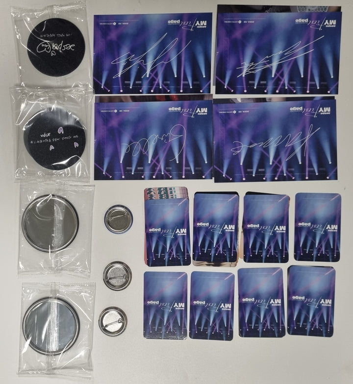 Aespa X EVERLINE : MY First page POP-UP STROE - MD Event Photocards &amp; Postcard, Hand Mirror, Pin Button [24.1.12] [Restocked 1/18] - HALLYUSUPERSTORE