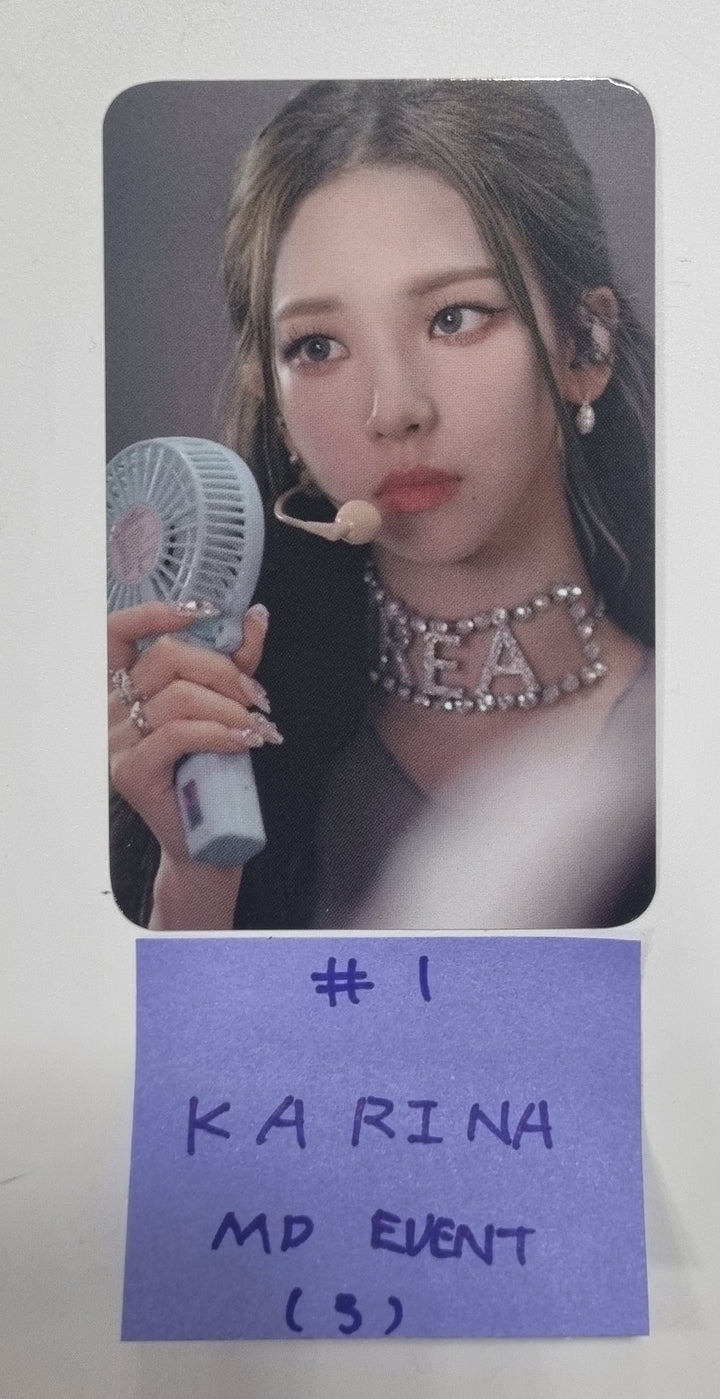 Aespa X EVERLINE : MY First page POP-UP STROE - MD Event Photocards &amp; Postcard, Hand Mirror, Pin Button [24.1.12] [Restocked 1/18] - HALLYUSUPERSTORE
