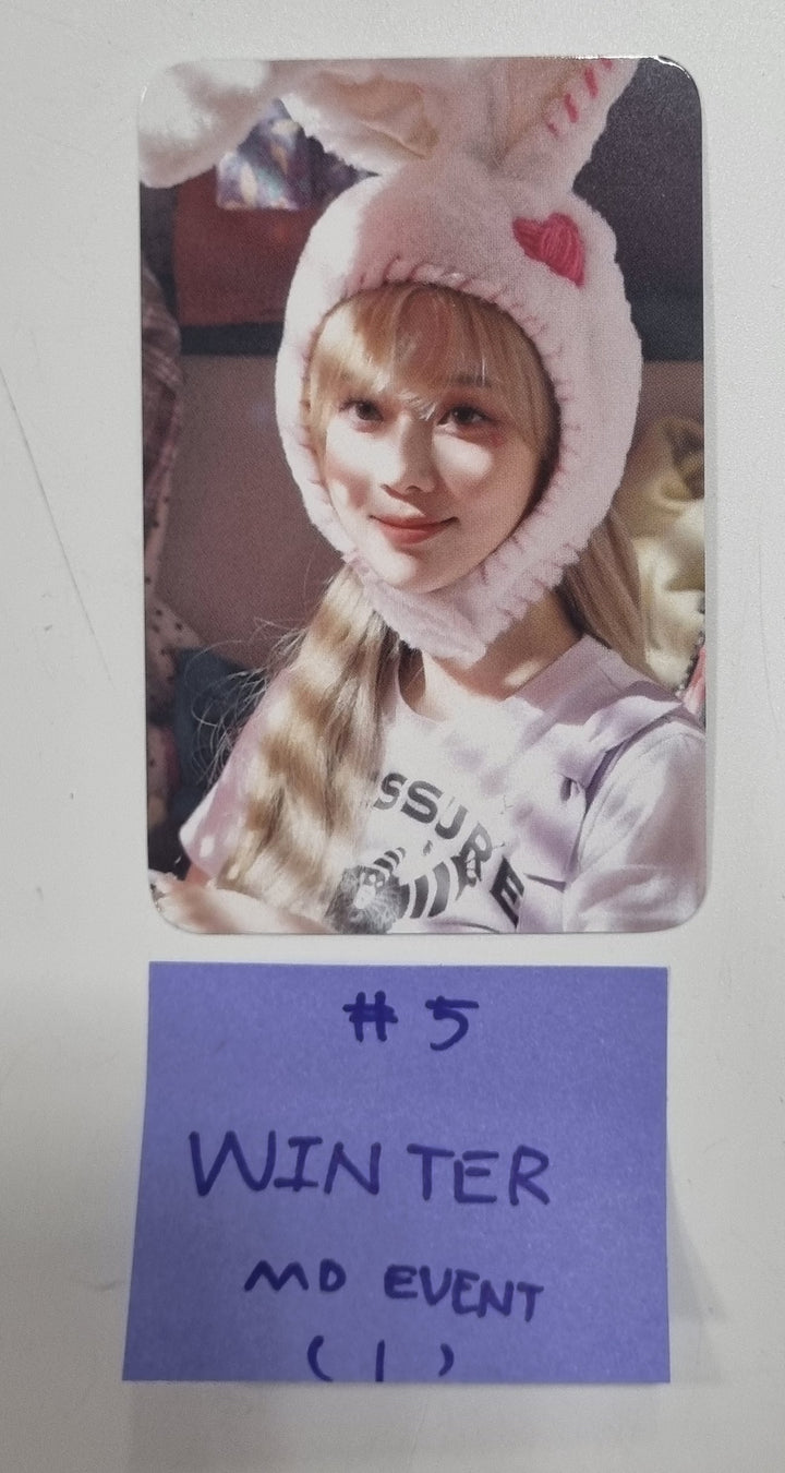 Aespa X EVERLINE : MY First page POP-UP STROE - MD Event Photocards &amp; Postcard, Hand Mirror, Pin Button [24.1.12] [Restocked 1/18] - HALLYUSUPERSTORE