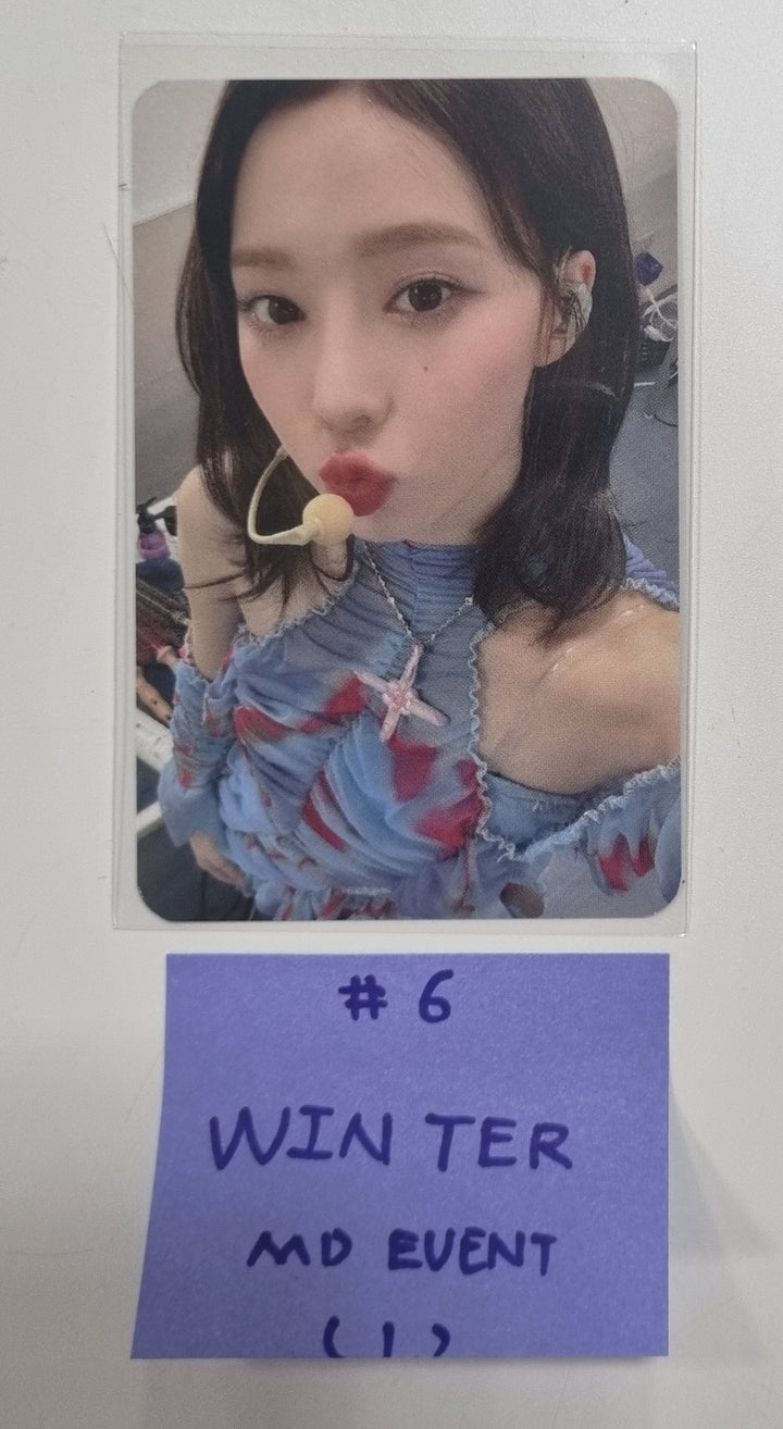 Aespa X EVERLINE : MY First page POP-UP STROE - MD Event Photocards &amp; Postcard, Hand Mirror, Pin Button [24.1.12] [Restocked 1/18] - HALLYUSUPERSTORE