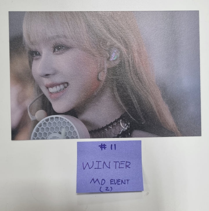 Aespa X EVERLINE : MY First page POP-UP STROE - MD Event Photocards &amp; Postcard, Hand Mirror, Pin Button [24.1.12] [Restocked 1/18] - HALLYUSUPERSTORE