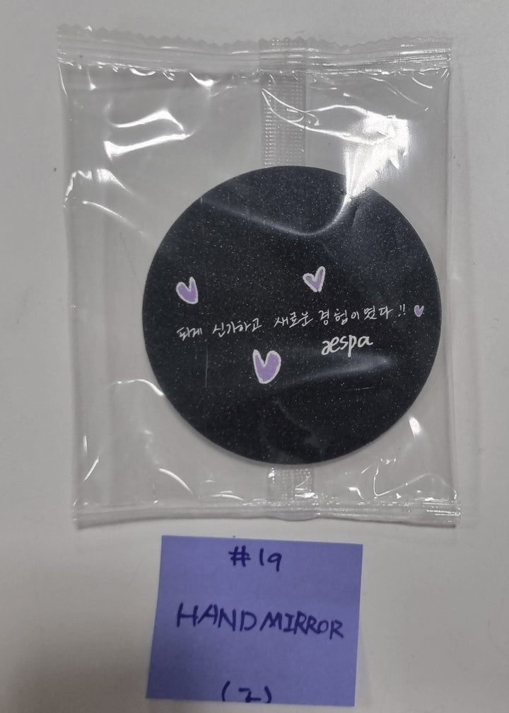 Aespa X EVERLINE : MY First page POP-UP STROE - MD Event Photocards &amp; Postcard, Hand Mirror, Pin Button [24.1.12] [Restocked 1/18] - HALLYUSUPERSTORE