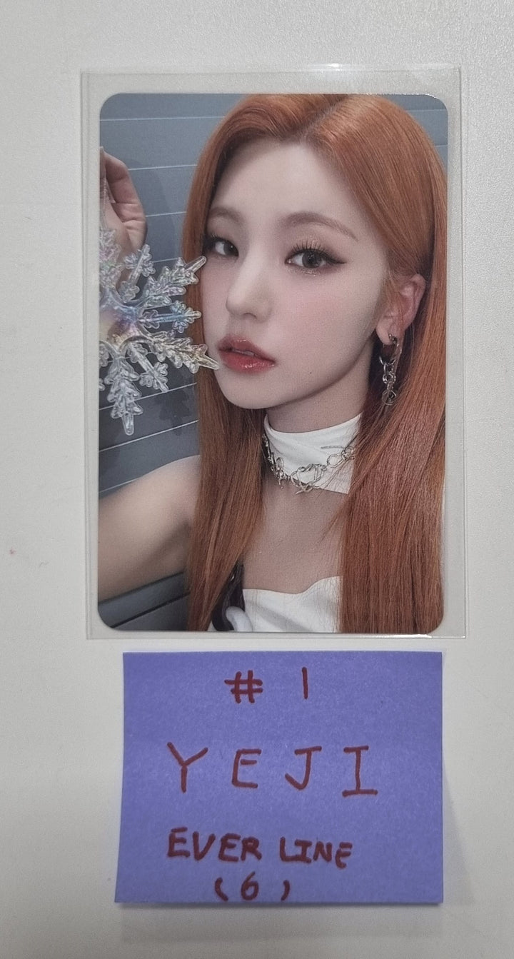 ITZY - "Born To Be" - Everline Offline Lucky Draw Event Photocard, Pin Button, Hand Mirror [24.1.12] - HALLYUSUPERSTORE
