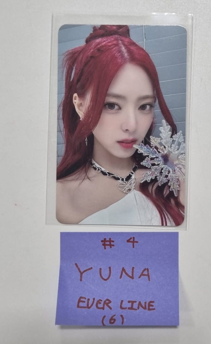 ITZY - "Born To Be" - Everline Offline Lucky Draw Event Photocard, Pin Button, Hand Mirror [24.1.12] - HALLYUSUPERSTORE