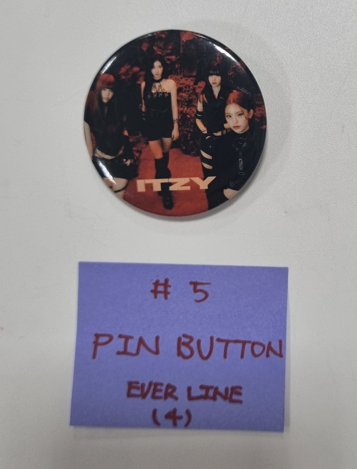 ITZY - "Born To Be" - Everline Offline Lucky Draw Event Photocard, Pin Button, Hand Mirror [24.1.12] - HALLYUSUPERSTORE