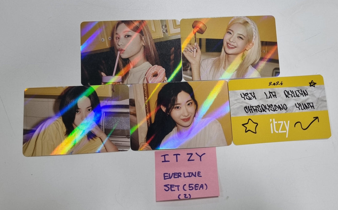 ITZY "Best Friends Forever" - 2024 Season Greetings Everline Pre-Order Benefit Hologram Photocards Set (5EA) [24.1.16] - HALLYUSUPERSTORE