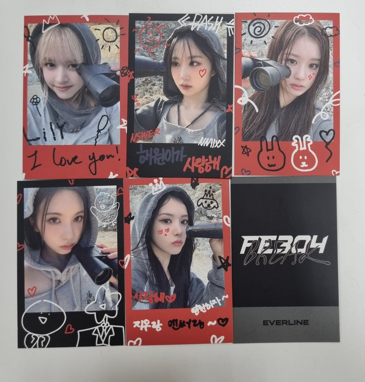NMIXX "Fe3O4: BREAK" - NMIXX X EVERLINE POP-UP STROE Special Gift Event Polaroid Type Photocard [24.1.16] (Restocked 1/19) - HALLYUSUPERSTORE