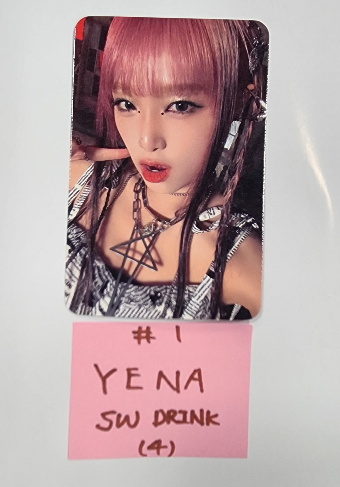YENA "Good Morning" - Soundwave POP-UP Cafe Drink Special Event Photocard [24.1.16] - HALLYUSUPERSTORE