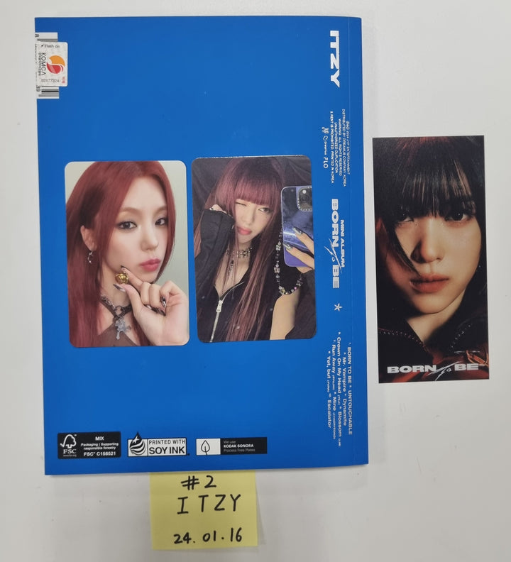 ITZY "BORN TO BE" - Hand Autographed(Signed) Promo Album [24.1.16] - HALLYUSUPERSTORE