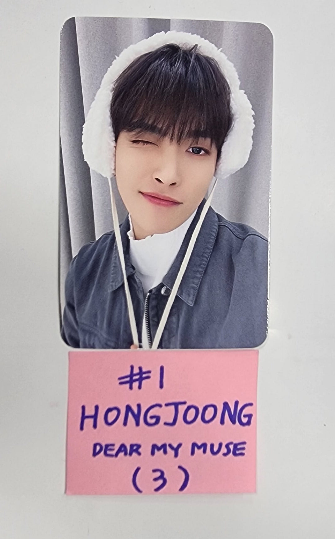 ATEEZ "THE WORLD EP.FIN : WILL" - Dear My Muse Fansign Event Photocard Round 3 [24.1.16] - HALLYUSUPERSTORE