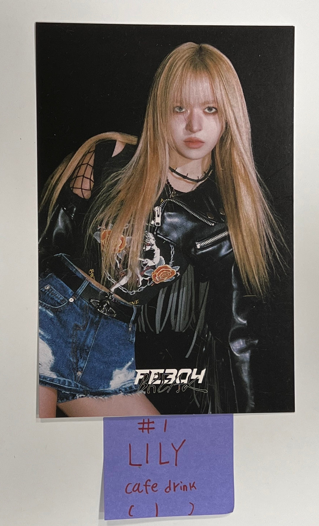 NMIXX "Fe3O4: BREAK" - Withmuu Pop-Up Store Drink &amp; Cake Event Postcard, Mini Photo, Photocard [24.1.17] - HALLYUSUPERSTORE