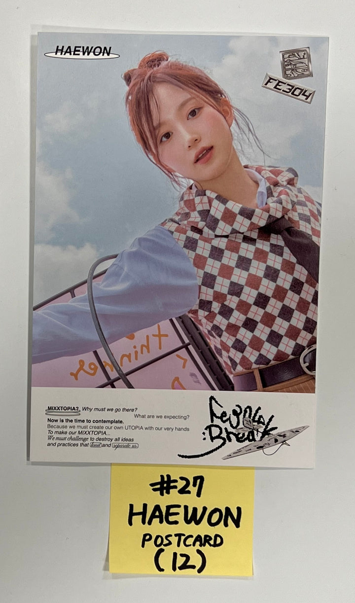 NMIXX "Fe3O4: BREAK" - Official Photocard, Postcard [24.1.17] - HALLYUSUPERSTORE