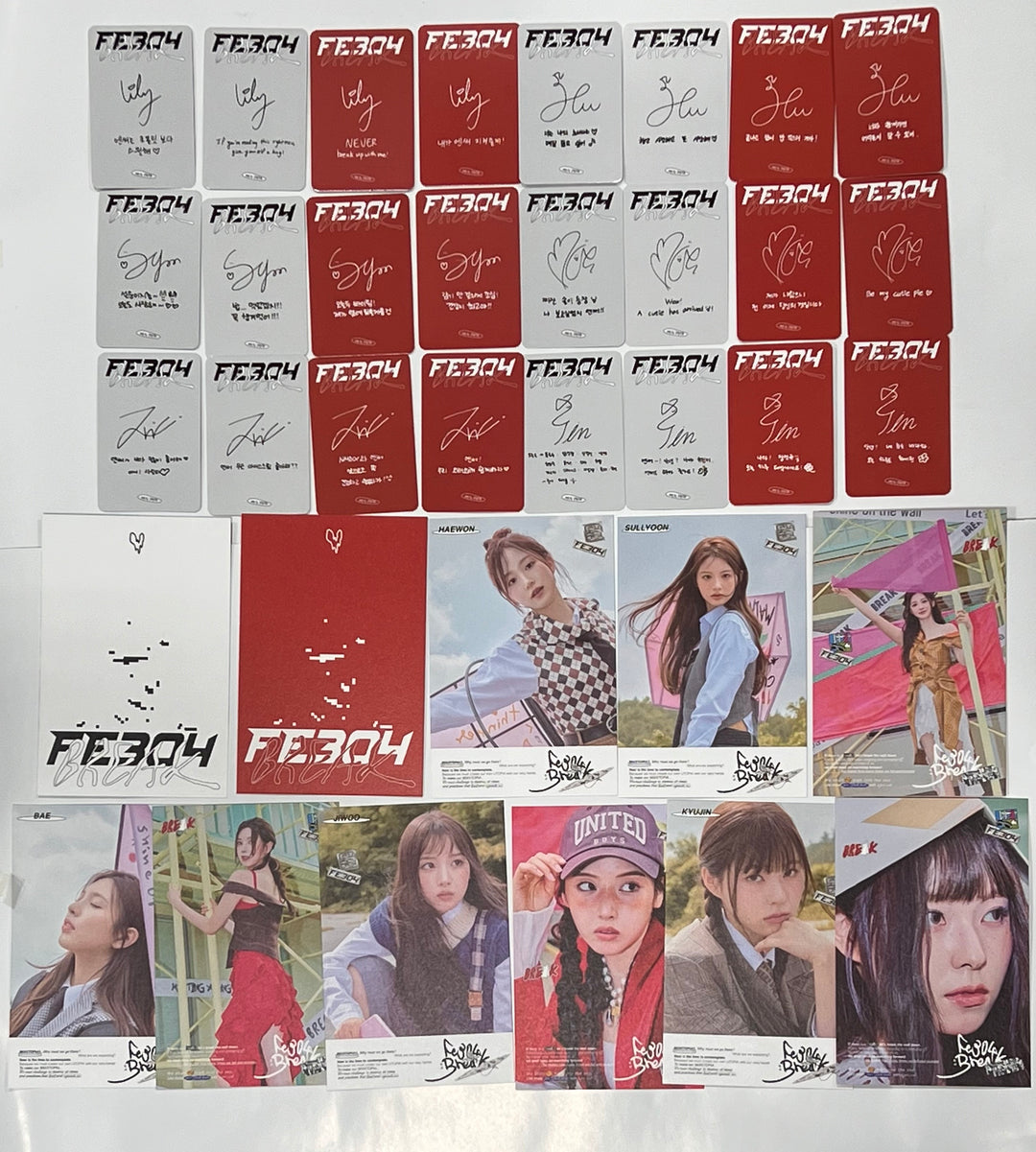 NMIXX "Fe3O4: BREAK" - Official Photocard, Postcard [24.1.17] - HALLYUSUPERSTORE