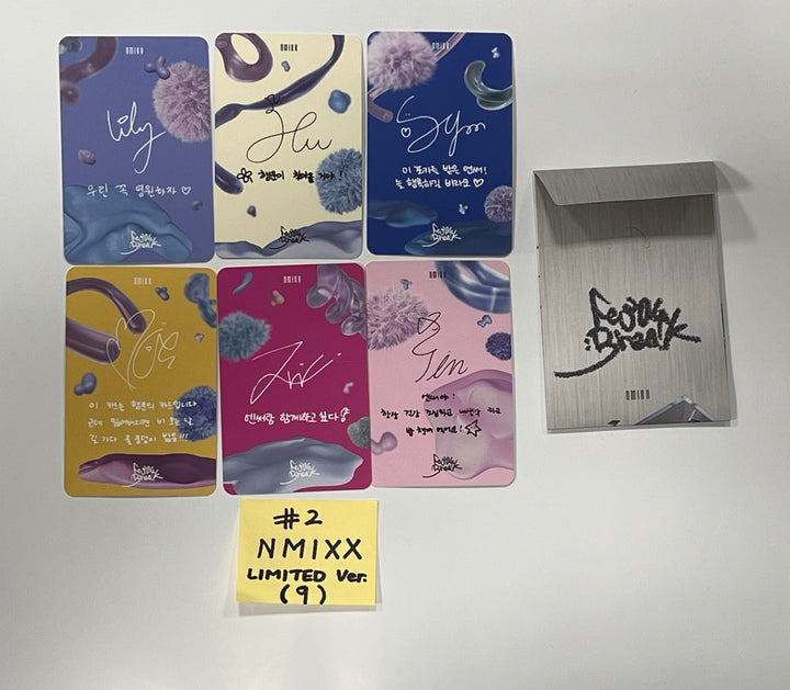 NMIXX "Fe3O4: BREAK" - Official Photocards Set (6EA) [Limited Ver.] [Restocked 2/7] [24.1.17] - HALLYUSUPERSTORE