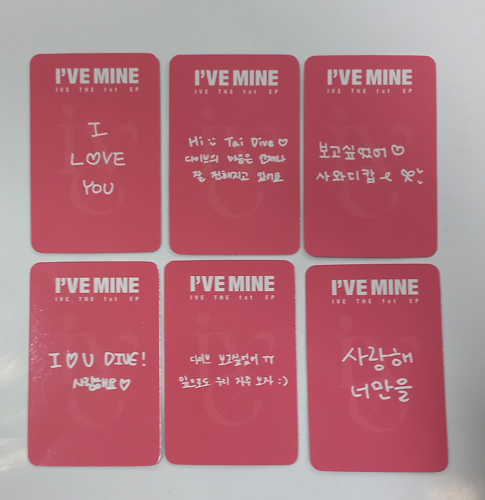 IVE "I've MINE" - Soundwave Fansign Event Photocards Round 9 [24.1.18] - HALLYUSUPERSTORE