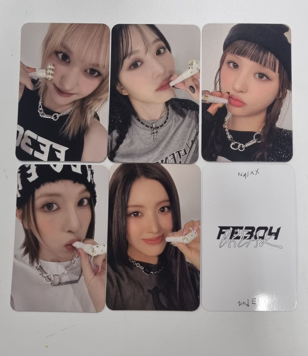 NMIXX "Fe3O4: BREAK" - JYP Shop Pre-Order Benefit Photocard [24.1.18] (Restocked 1/19) - HALLYUSUPERSTORE