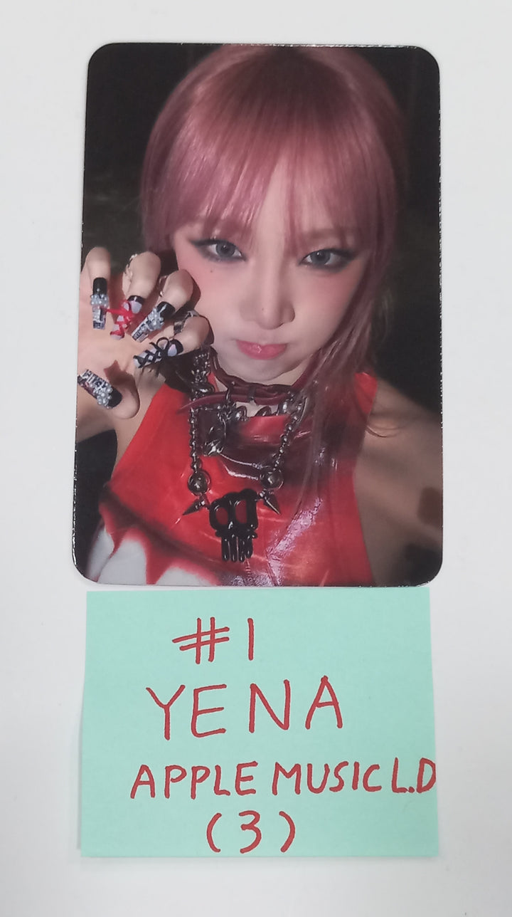YENA "Good Morning" - Apple Music Lucky Draw Event Photocard, Polaroid Type Phtoocard [24.1.18] - HALLYUSUPERSTORE