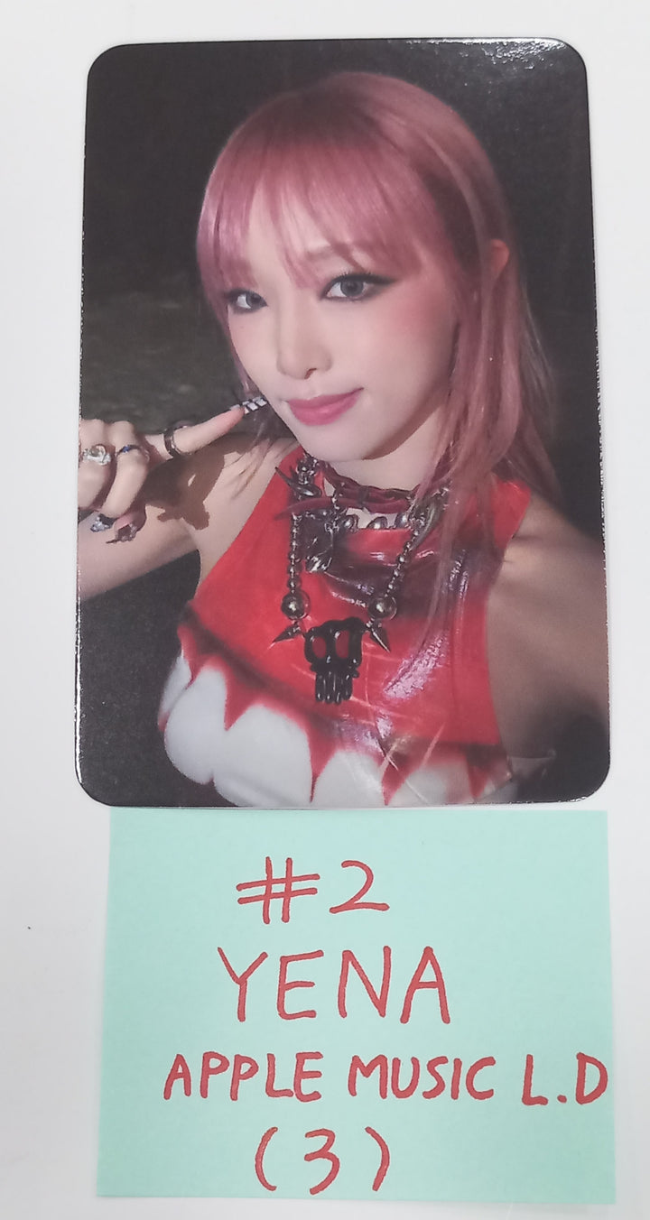YENA "Good Morning" - Apple Music Lucky Draw Event Photocard, Polaroid Type Phtoocard [24.1.18] - HALLYUSUPERSTORE