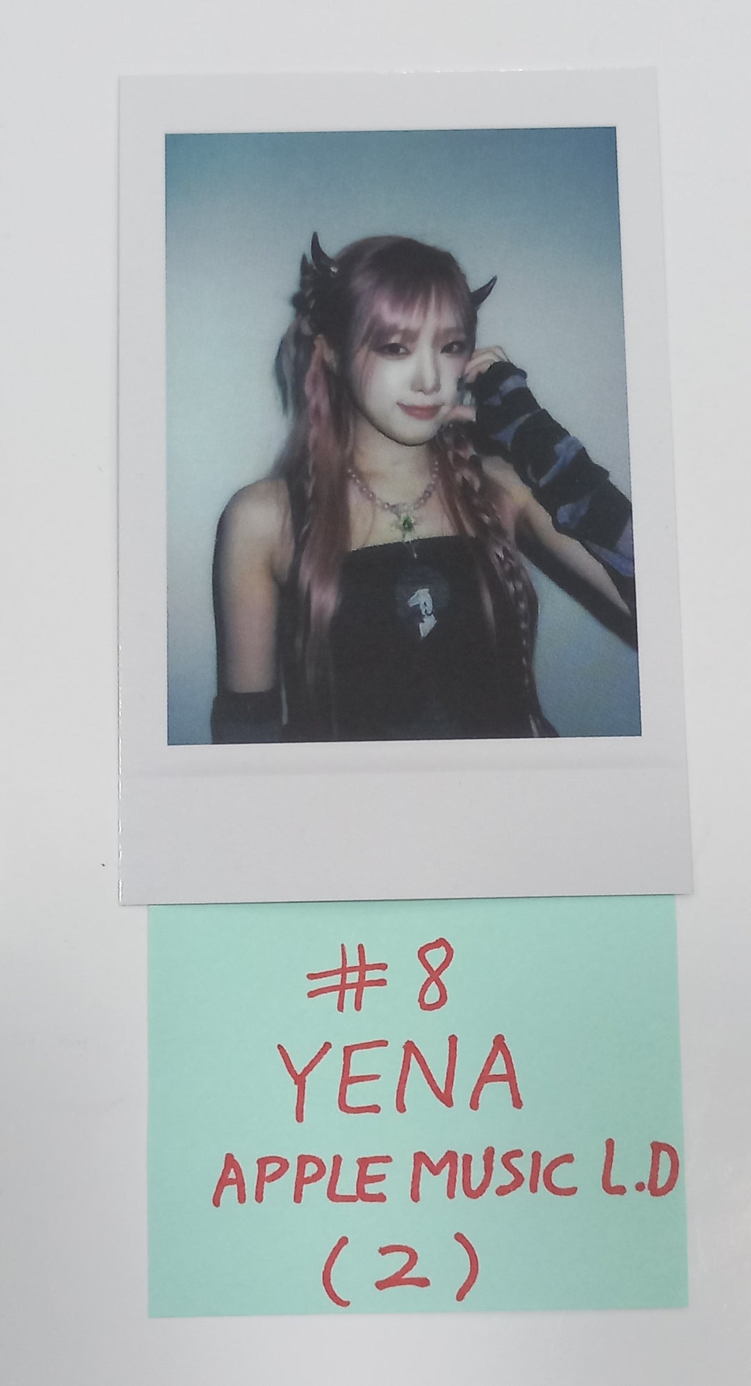YENA "Good Morning" - Apple Music Lucky Draw Event Photocard, Polaroid Type Phtoocard [24.1.18] - HALLYUSUPERSTORE