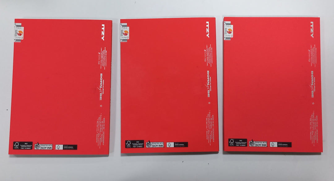 ITZY "BORN TO BE" - Hand Autographed(Signed) Promo Album [24.1.18] - HALLYUSUPERSTORE