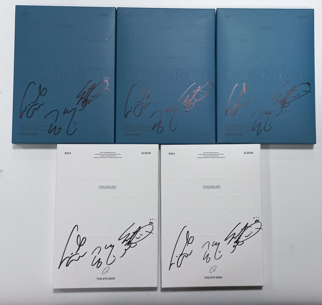 B1A4 "CONNECT" - Hand Autographed(Signed) Promo Album [24.1.18] - HALLYUSUPERSTORE