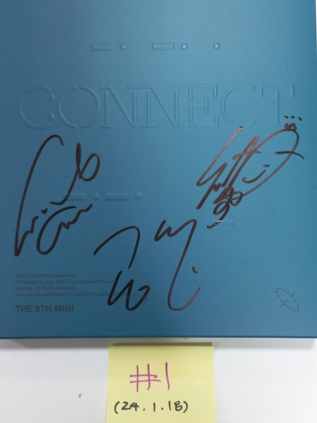 B1A4 "CONNECT" - Hand Autographed(Signed) Promo Album [24.1.18] - HALLYUSUPERSTORE