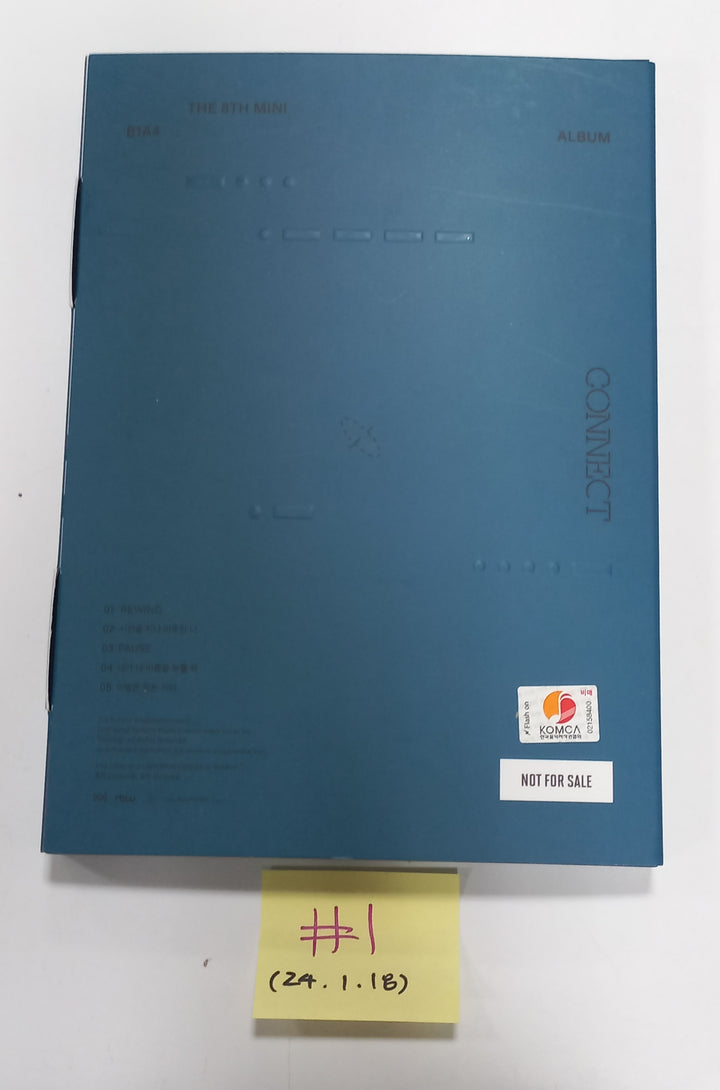 B1A4 "CONNECT" - Hand Autographed(Signed) Promo Album [24.1.18] - HALLYUSUPERSTORE