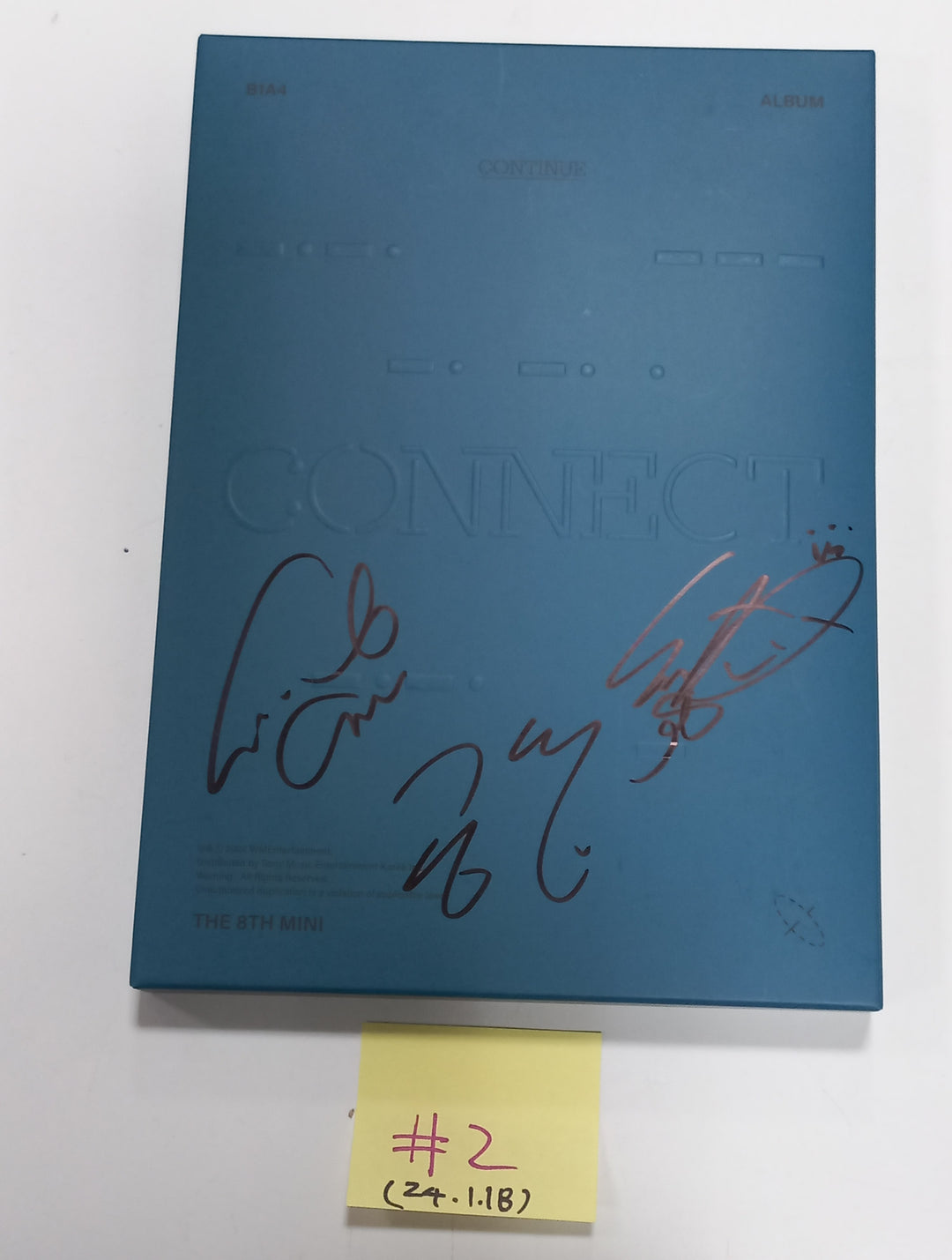 B1A4 "CONNECT" - Hand Autographed(Signed) Promo Album [24.1.18] - HALLYUSUPERSTORE