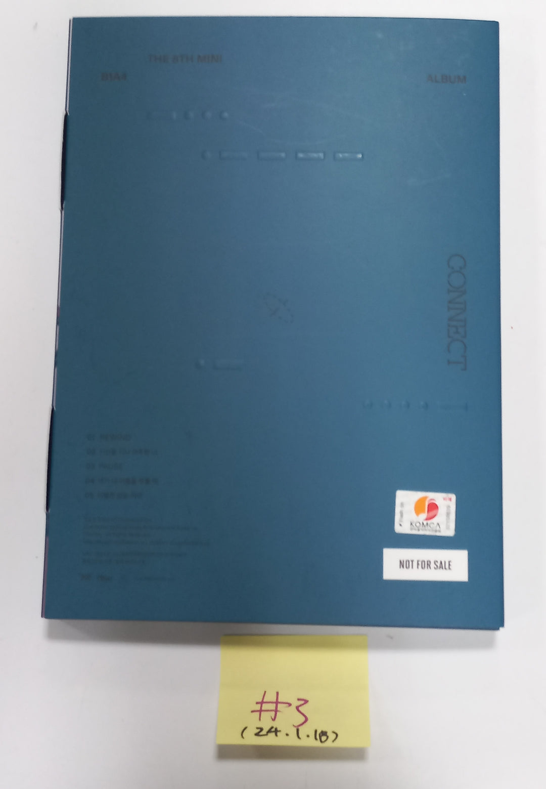 B1A4 "CONNECT" - Hand Autographed(Signed) Promo Album [24.1.18] - HALLYUSUPERSTORE