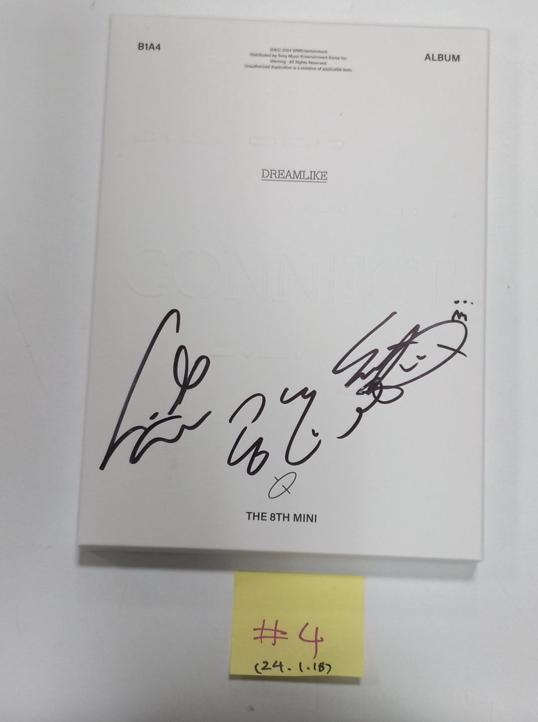 B1A4 "CONNECT" - Hand Autographed(Signed) Promo Album [24.1.18] - HALLYUSUPERSTORE