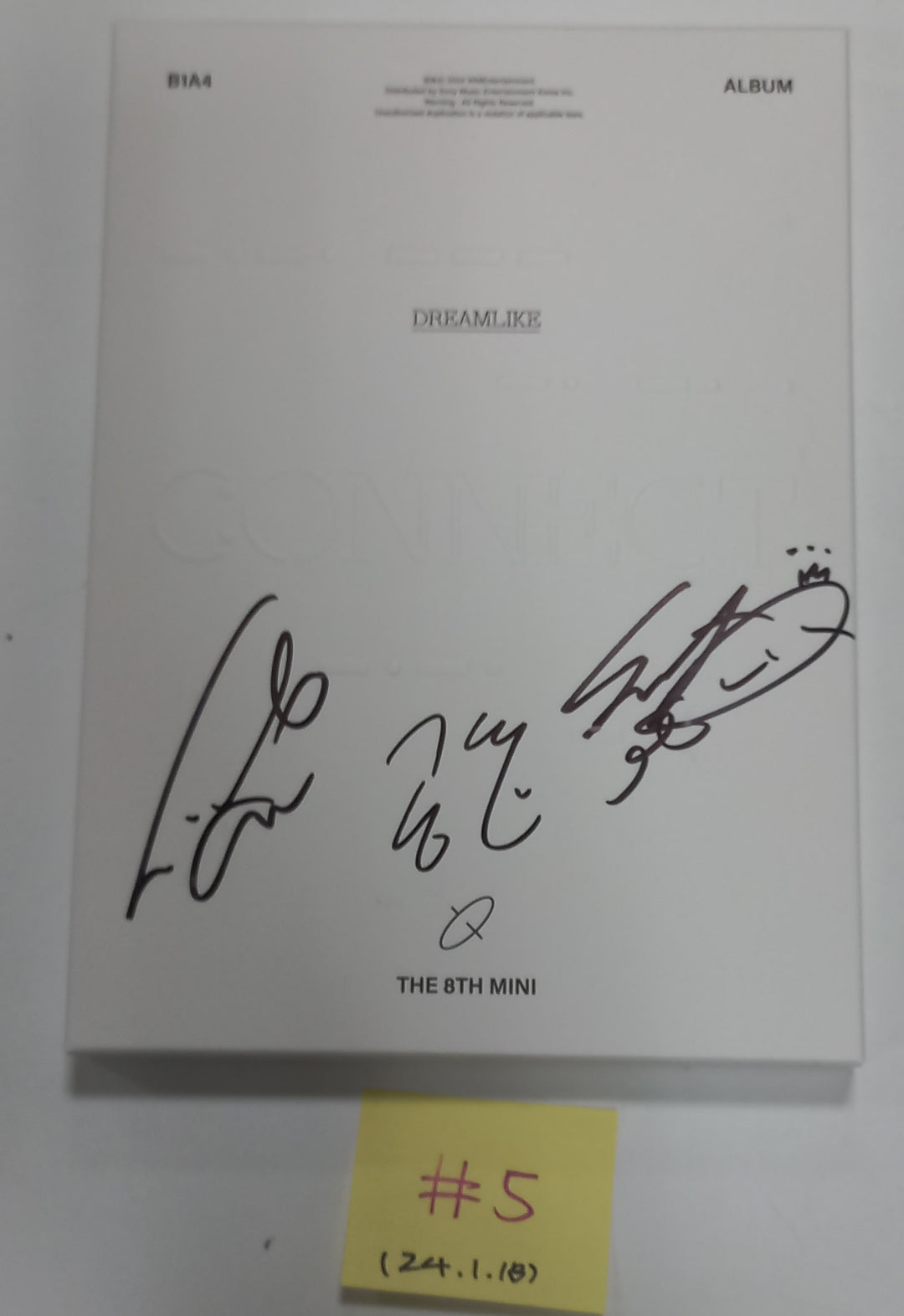 B1A4 "CONNECT" - Hand Autographed(Signed) Promo Album [24.1.18] - HALLYUSUPERSTORE
