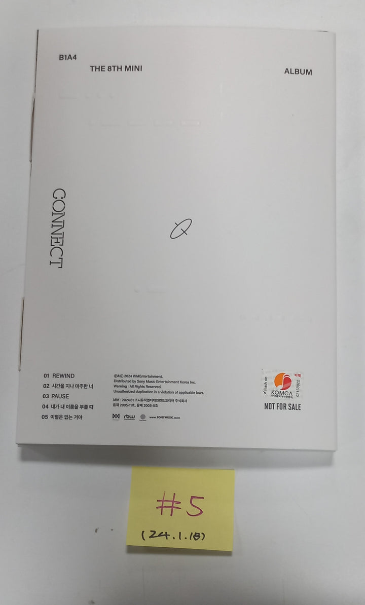 B1A4 "CONNECT" - Hand Autographed(Signed) Promo Album [24.1.18] - HALLYUSUPERSTORE