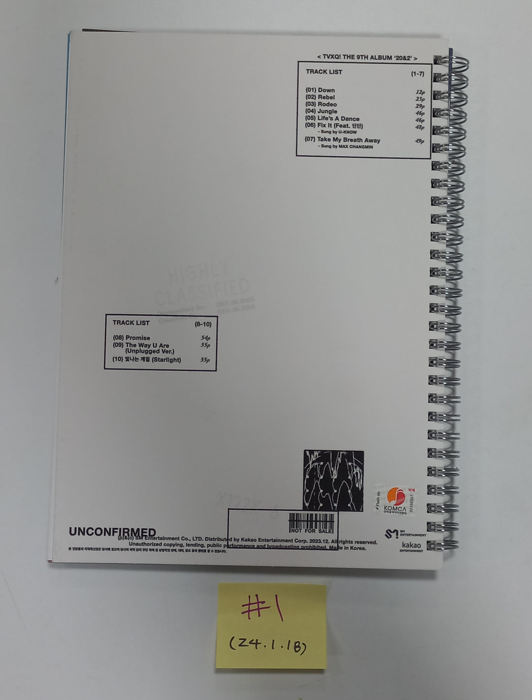 TVXQ! "20&amp;2" - Hand Autographed(Signed) Promo Album [24.1.18] (Restocked 1/19) - HALLYUSUPERSTORE