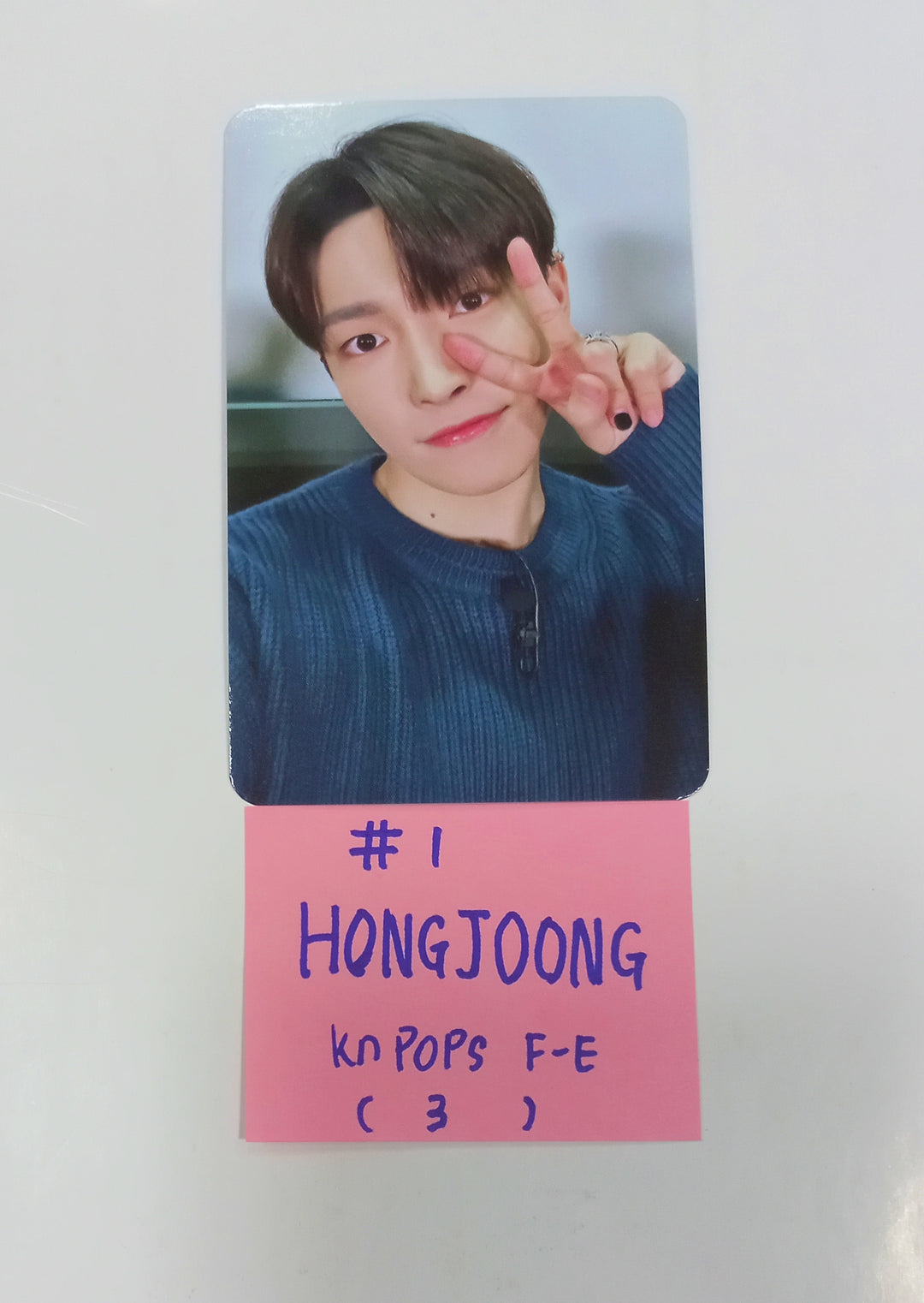 Ateez - "The World Ep.Fin : Will" KnPops Fansign Event Photocard [24.1.19] - HALLYUSUPERSTORE