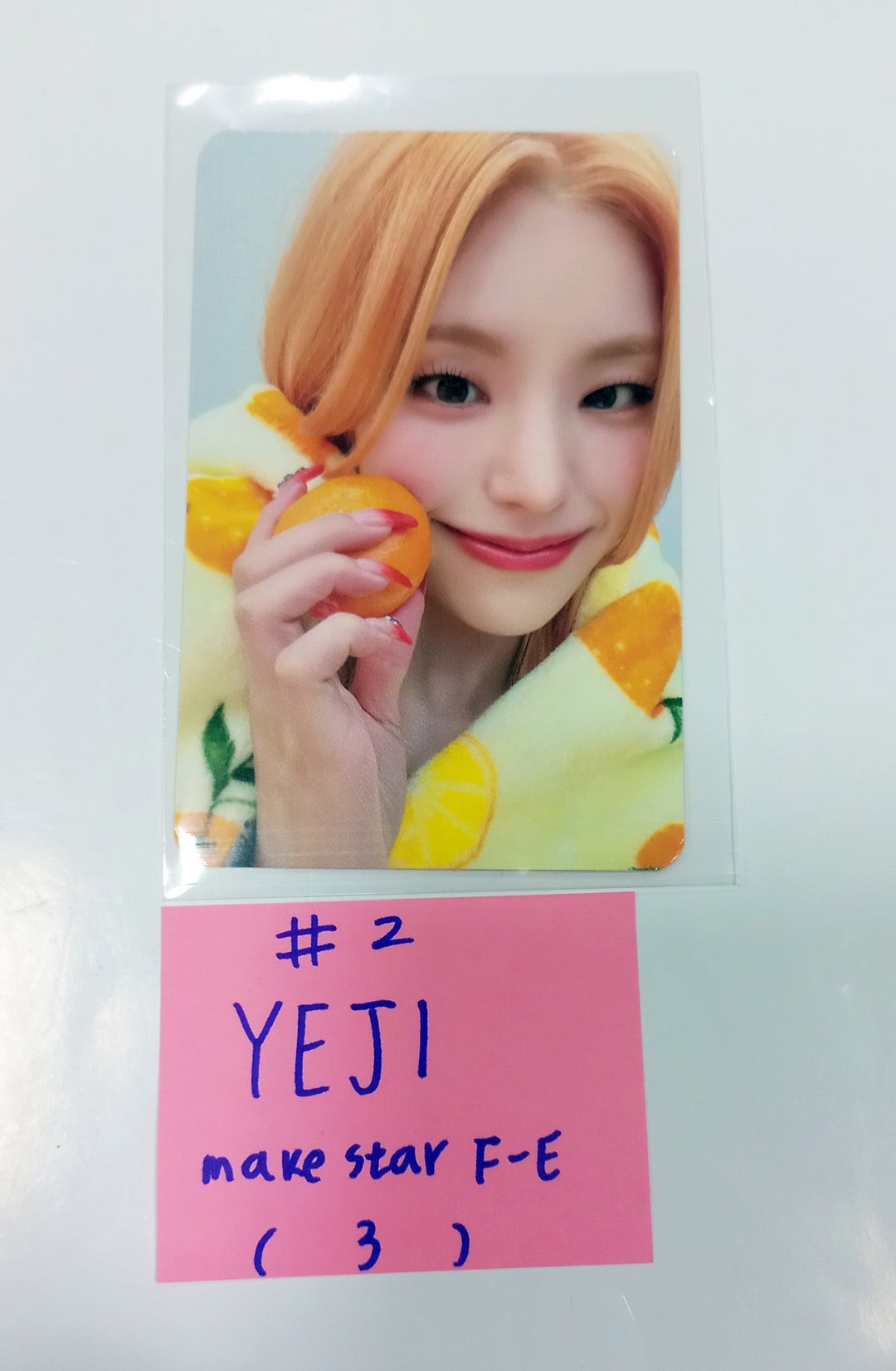 ITZY "BORN TO BE" - MakeStar Fansign Event Photocard [24.1.19] - HALLYUSUPERSTORE