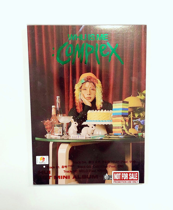 HUI 1st Mini "Whu is Me : Complex" - Hand Autographed(Signed) Promo Album [24.1.19] - HALLYUSUPERSTORE