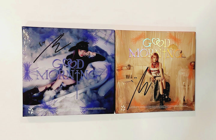 Yena 3rd Mini "Good Morning" - Hand Autographed(Signed) Promo Album [24.1.19] - HALLYUSUPERSTORE