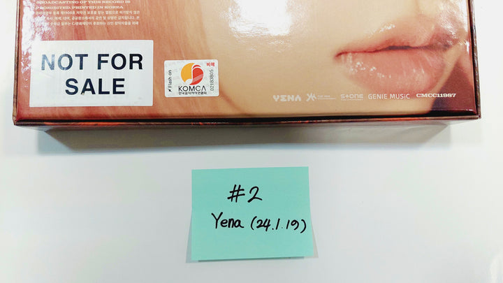 Yena 3rd Mini "Good Morning" - Hand Autographed(Signed) Promo Album [24.1.19] - HALLYUSUPERSTORE