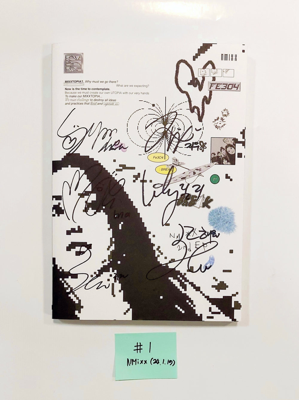 NMIXX "Fe3O4: Break" - Hand Autographed(Signed) Promo Album [24.1.19] - HALLYUSUPERSTORE