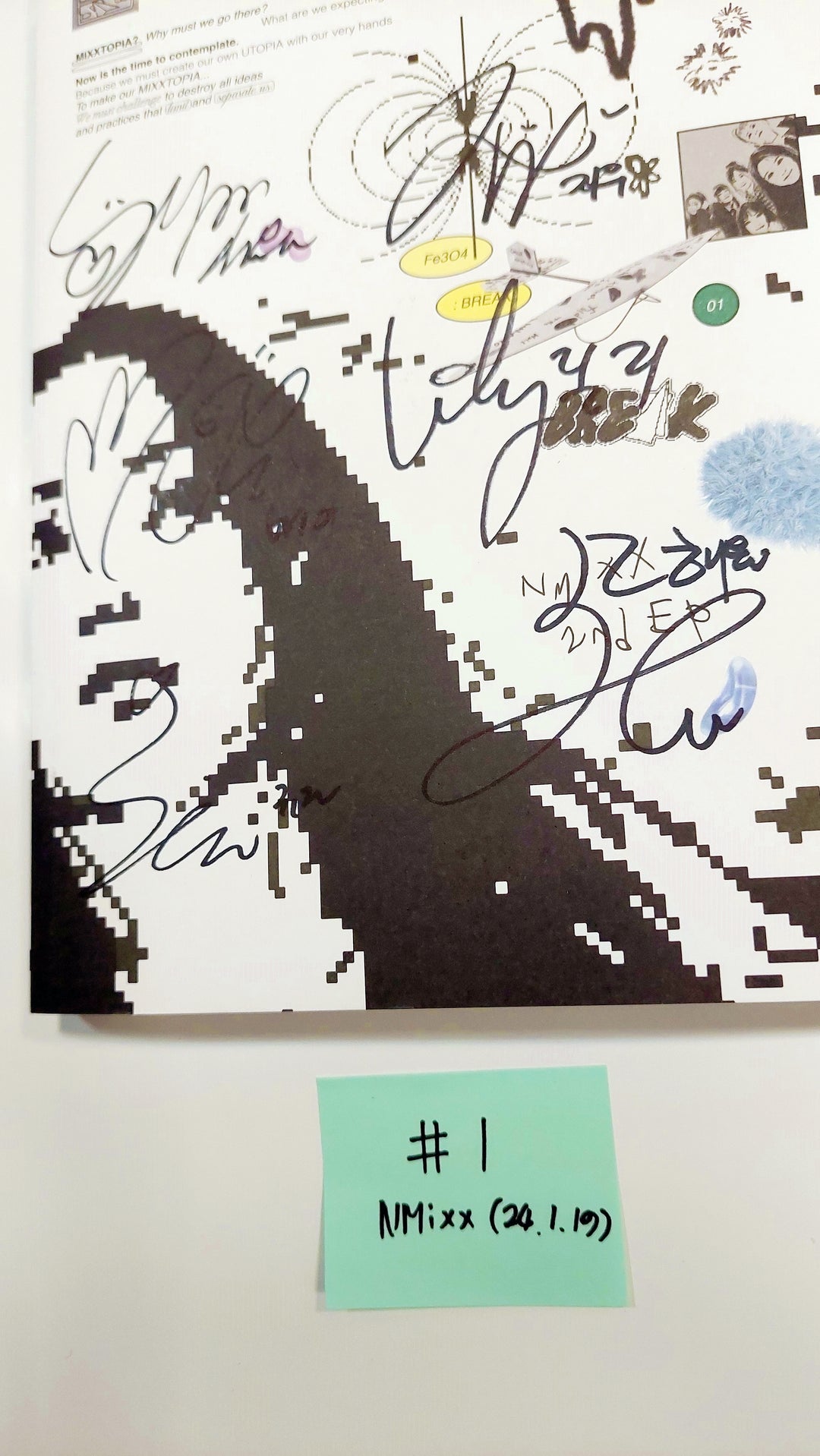 NMIXX "Fe3O4: Break" - Hand Autographed(Signed) Promo Album [24.1.19] - HALLYUSUPERSTORE