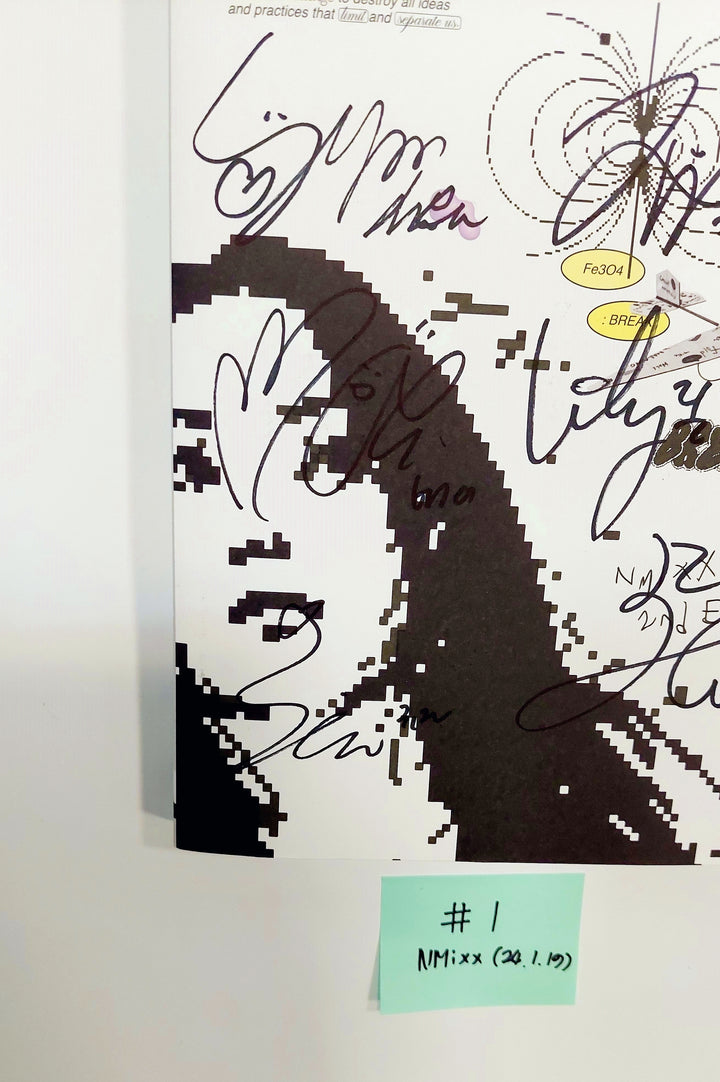 NMIXX "Fe3O4: Break" - Hand Autographed(Signed) Promo Album [24.1.19] - HALLYUSUPERSTORE
