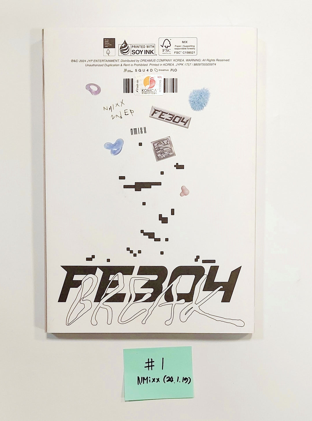 NMIXX "Fe3O4: Break" - Hand Autographed(Signed) Promo Album [24.1.19] - HALLYUSUPERSTORE