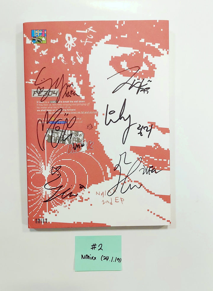 NMIXX "Fe3O4: Break" - Hand Autographed(Signed) Promo Album [24.1.19] - HALLYUSUPERSTORE