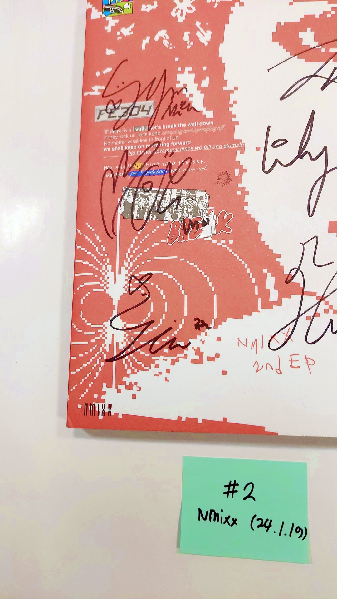 NMIXX "Fe3O4: Break" - Hand Autographed(Signed) Promo Album [24.1.19] - HALLYUSUPERSTORE