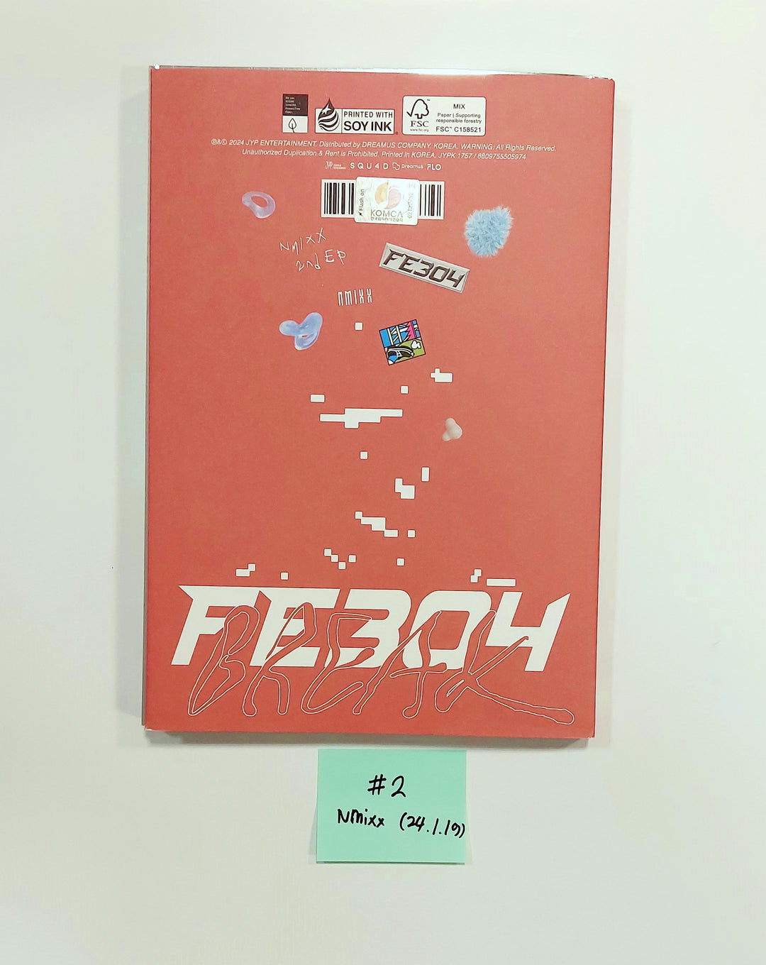 NMIXX "Fe3O4: Break" - Hand Autographed(Signed) Promo Album [24.1.19] - HALLYUSUPERSTORE